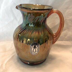 Pilgrim Handblown Glass Creamer / Pitcher / Small Vase